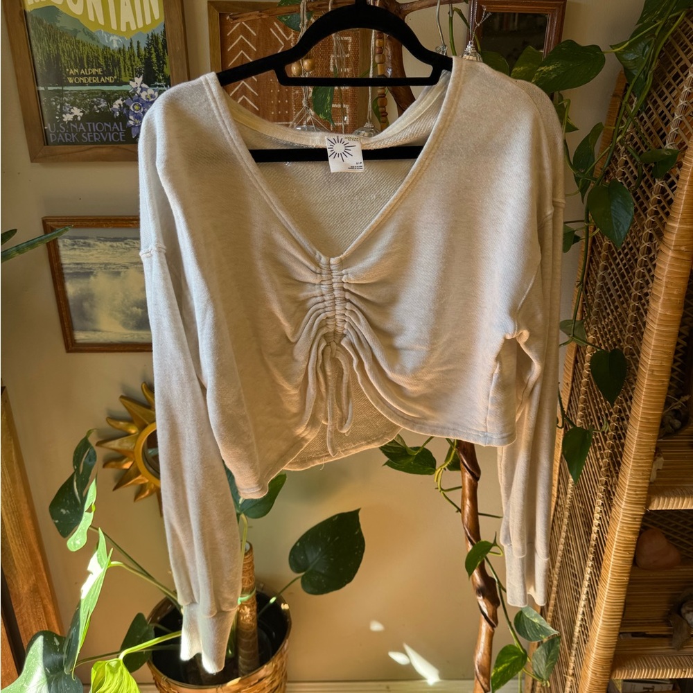Aerie crop long sleeve